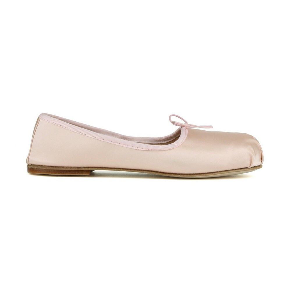 NWB Spelta Milano Dalila Pink Satin Ballet Flats Size 40 US Size 9 Made In Italy